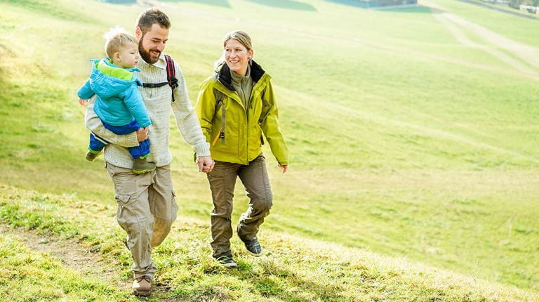 rodinná turistika v horách